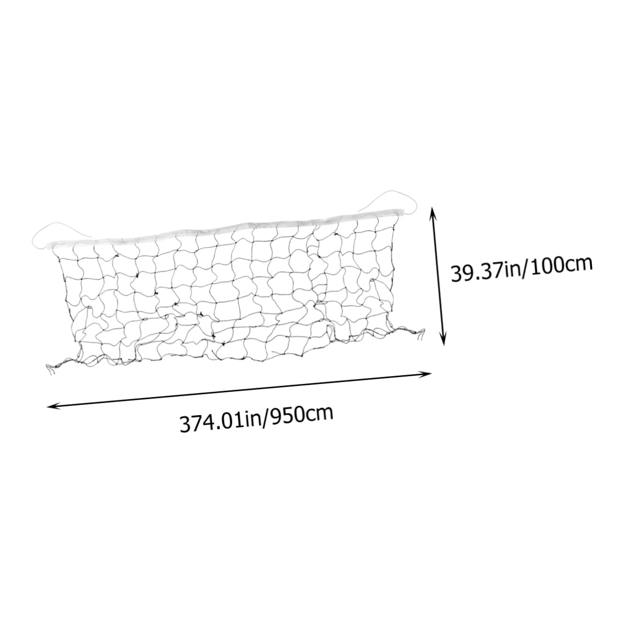 ifundom 1pc Standard Volleyball Net Pe Practice and Competition Net for Use Lightweight for Family and Friends Gatherings
