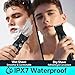 5-in-1 Electric Beard Trimmer Body Hair Trimmer Kit, Professional Cordless Hair Clippers for Men Rechargeable, IPX7 Waterproof Mens Grooming Kit for Face, Mustache, Body, Nose, Gifts for Men (Black)