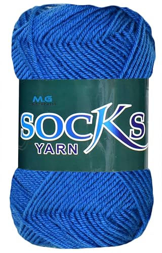 Image of M.G ENTERPRISE Premium Socks high Strength Nylon Yarn Suitable for Socks, Accessories, and Home Decor. Froji 400 GMS-ZP Art-ABGC