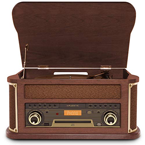 Majestic TT 47 Dab Platine Vinyle Tourne-Disque 33/45/78 Tours Bluetooth Radio Dab+ et FM Lecteur CD/MP3 Entrée USB… - Les Beatles, Paul McCartney, John Lennon, RIngo Starr, George Harrison Majestic TT 47 Dab Platine Vinyle Tourne-Disque 33/45/78 Tours Bluetooth Radio Dab+ et FM Lecteur CD/MP3 Entrée USB… – Image 5