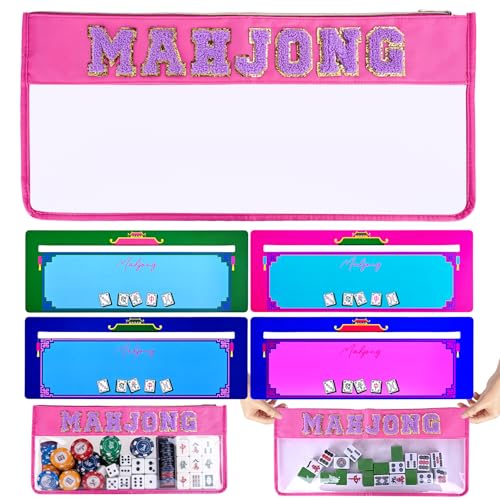 Bolsa para Mahjong Americano con cierre y accesorios