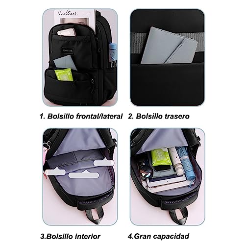 Mochilas Y Bolsas, Personal Computer mochilas laptop mujer Marca LUNA PARK (3)