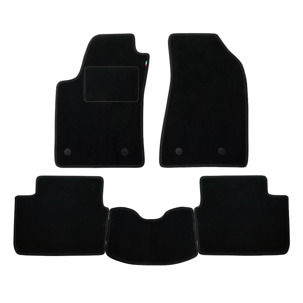 UNION Tappetini su misura realizzati per CHERY JAECOO 8 in moquette di qualita Nero (CE01)