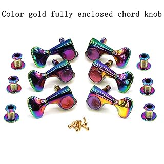 ZYZYZY Tuner Mécanique Tête Guitare Folklorique avec Boutons Entièrement Fermés 1:22 String Quasi-Knob String Winke – Image 2