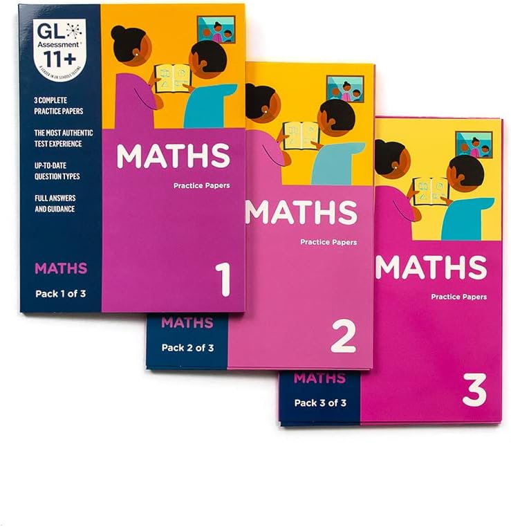 – GL Assessment 11 Plus Practice Papers 2025 All Maths Packs Bundle (3 Packs) | UK Exam Prep 11+ Maths Practice Papers | 11+ Practice Books Each Contain 3 Practice Papers Exam Guidance And Answers
