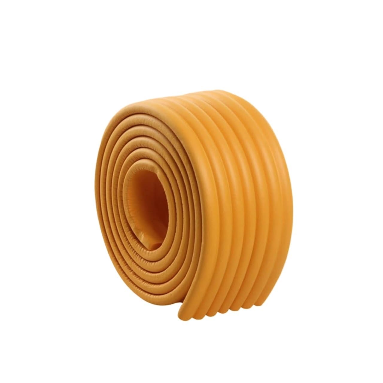 Peel and stick molding, 6.5ft Crown Flexible Wall Edging Strip Self Adhesive Furniture Table Edge Protectors Bumper Guard, Ceiling Baseboard(Orange)