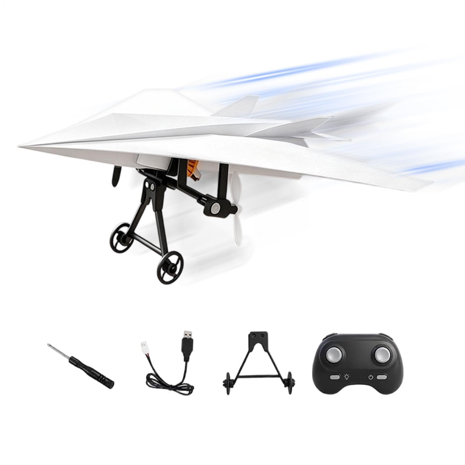 Kit fai da te per aeroplano di , doppie eliche, pieghevoli, con