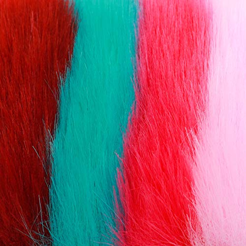 surell - Womens Faux Rex Rabbit Fur Strap Slippers - Fluffy Furry Soft Footwear Slides for Indoor and Outdoor Use - Soft Comfortable Relaxing Shoes - Fuzzy Fluffy Vacation Slide4