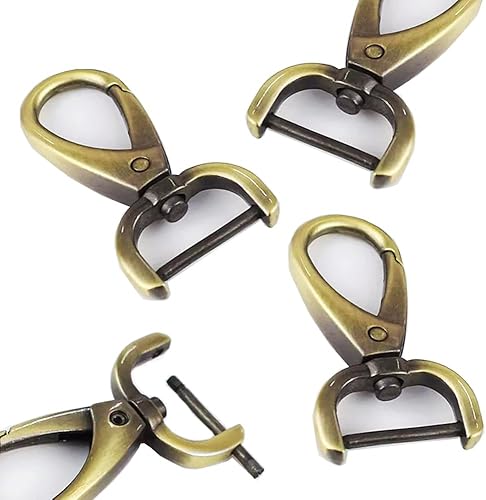 Vista 11 de Broches de pinza de langosta de 1 pulgada/0.984 in, ganchos giratorios para correa, clip para llavero, ganchos de cierre giratorio desmontables