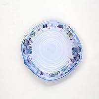 Vista 5 de Tapas elásticas de silicona flexibles redondas reutilizables para tazón, taza, plato, envoltura de alimentos de silicona de grado alimenticio, 6 Azul