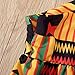 Digood Little Girls Dashiki African Dresses,Toddler Baby Kids Ethnic Style Sloping Shoulder Party Dress Clothes(Multicolor,2-3 Years)