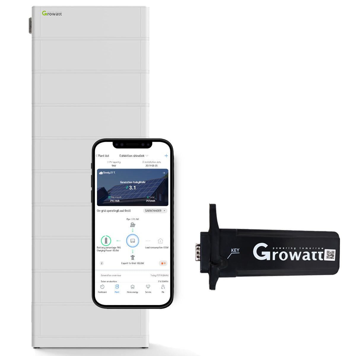 GROWATT ARK 23.0kWh 0% MwSt §12 III UstG Hochvolt-Solarspeicher-Set SPH TL3-BH-UP Serie