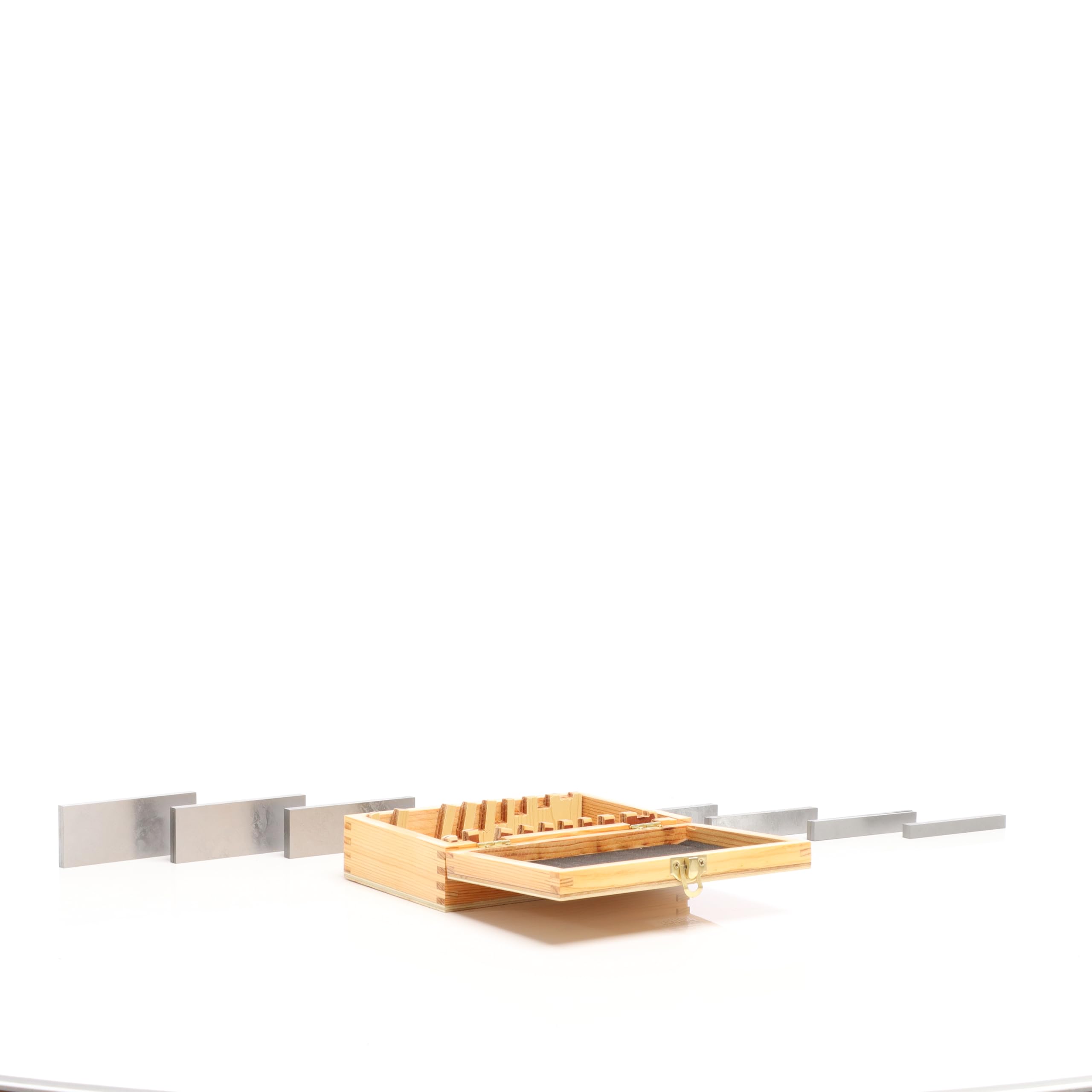 Wiltec Parallelunterlagen Set 18-teilig 100mm, 9 Paar Schraubstockunterlage aus Werkzeugstahl, Fräsunterlagen, Unterlegleisten
