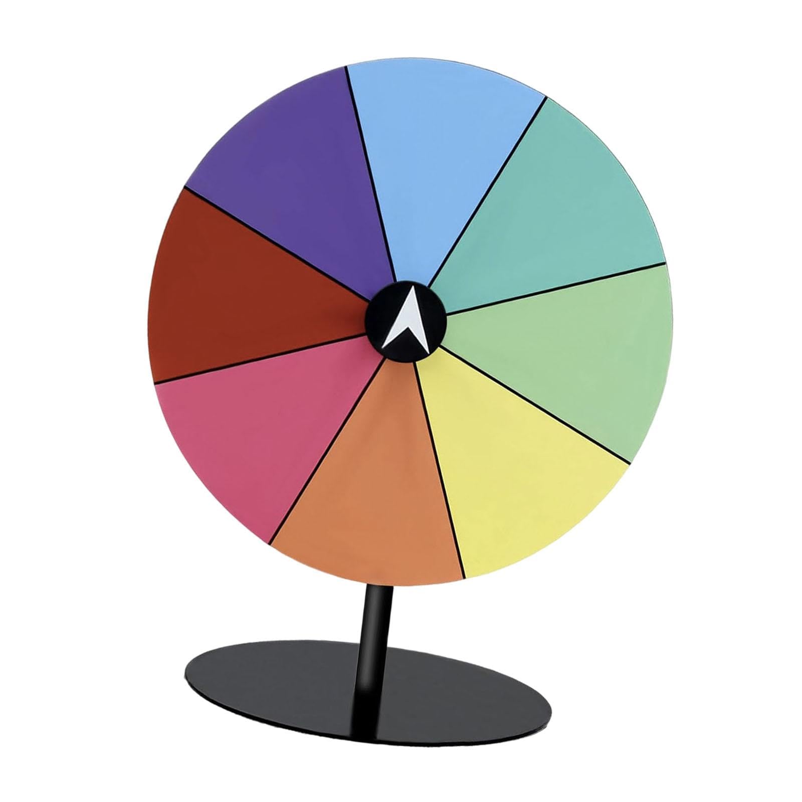 Tabletop Prize Turntable Game Turntable Roulette Wheel Prize Turntable for Gatherings Teaching Activity Props Party Carnival