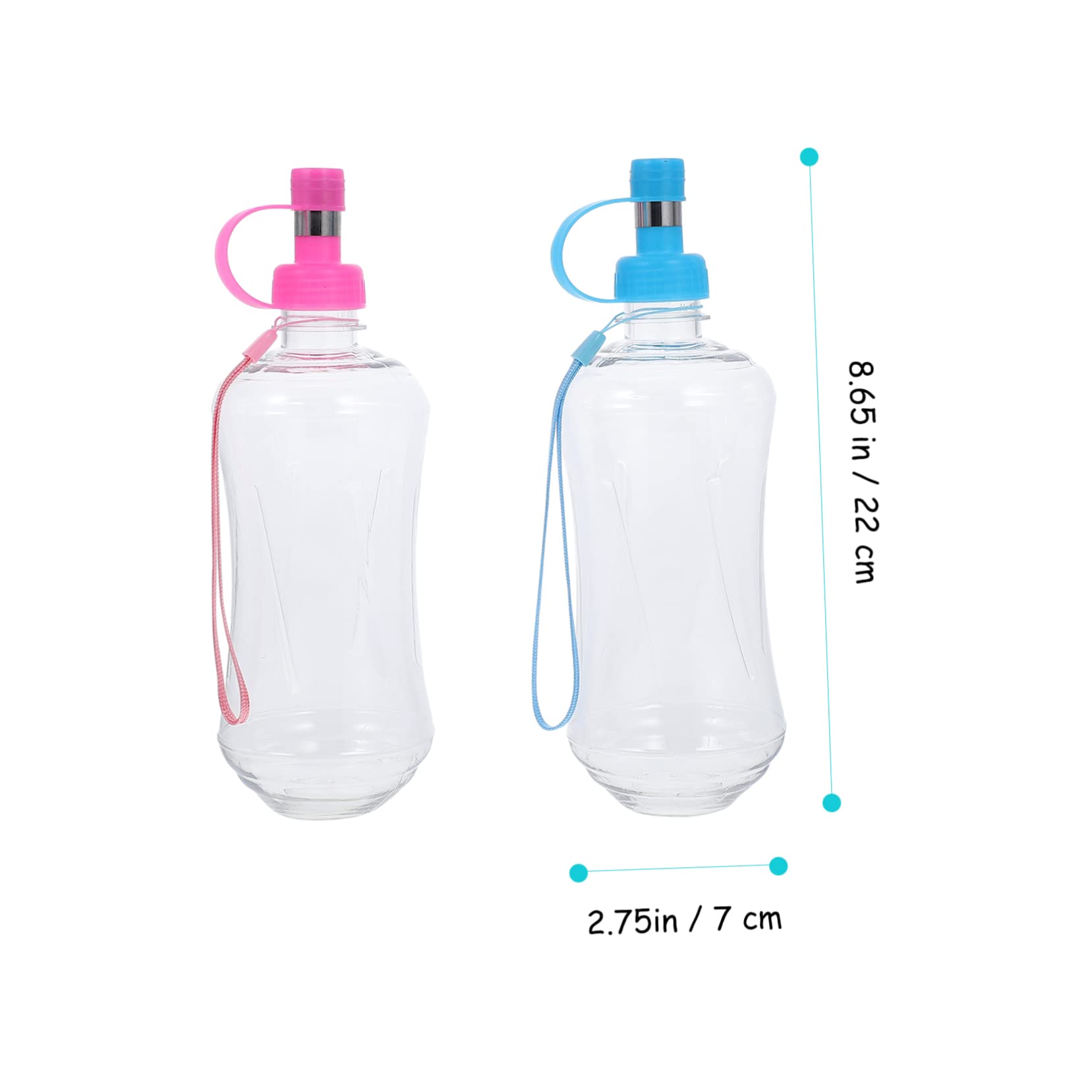BESTonZON 2Pcs Pet Kettle Portable Dog Cat Water Bottles for Outdoor Travel Walking Easy to Clean Carry for Pets