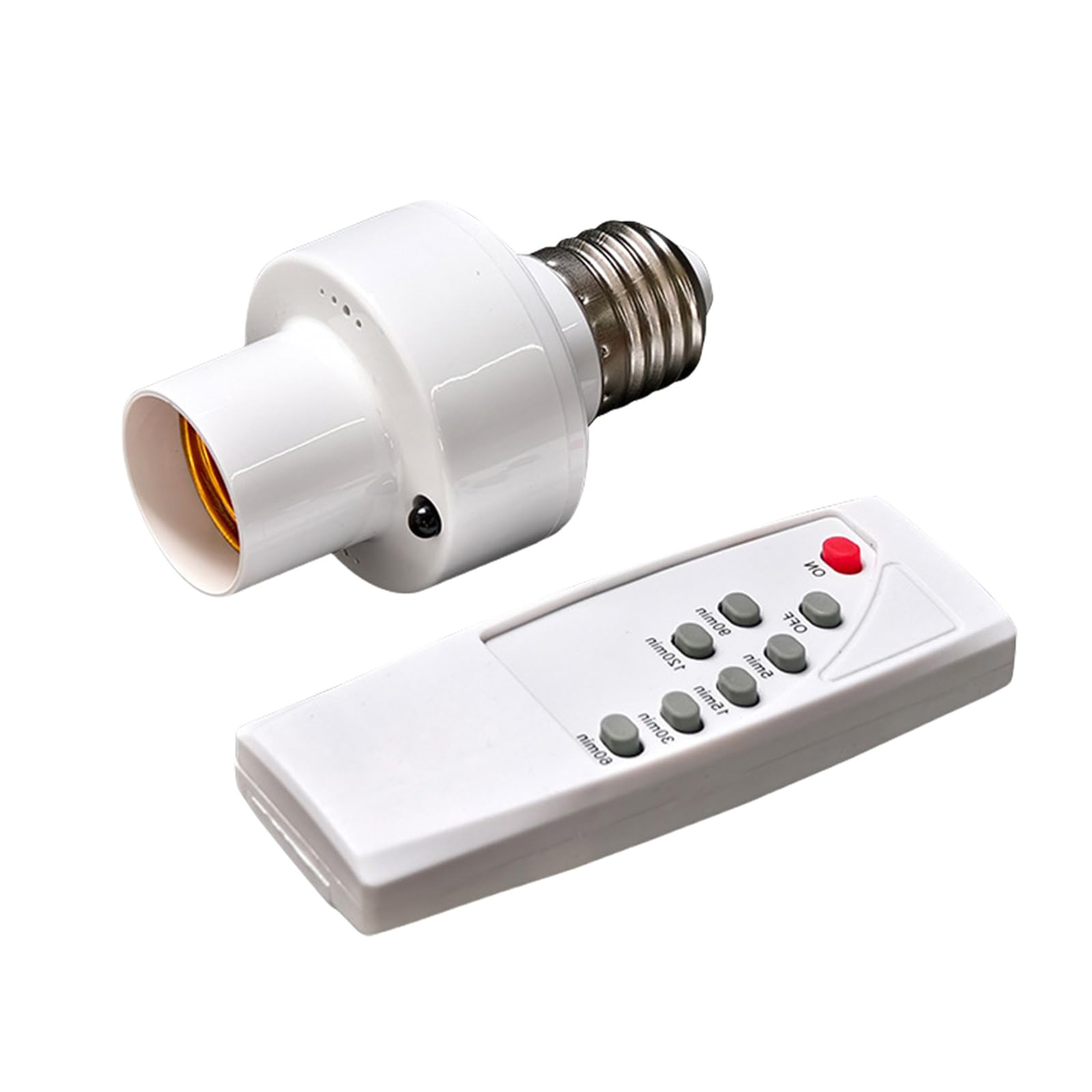 Tsophreniq E27 Base Lamp Holder for Closet Basement Remote Control Light Socket Switches Bulbs Switches Remote Control Bulb