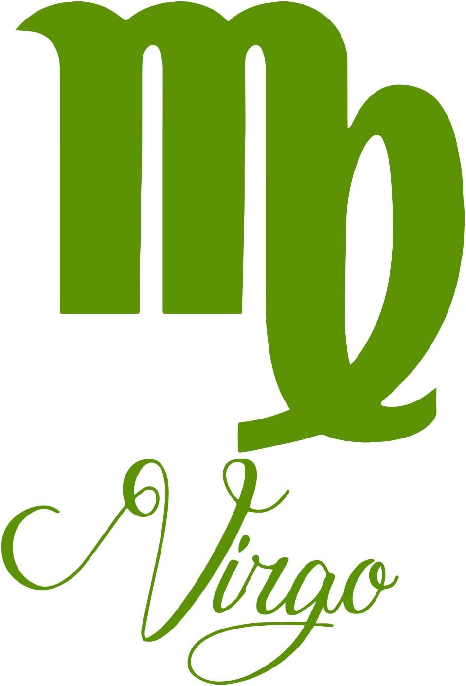 Amazon.com - Zodiac Sign Virgo Script Writing Silhouette 6