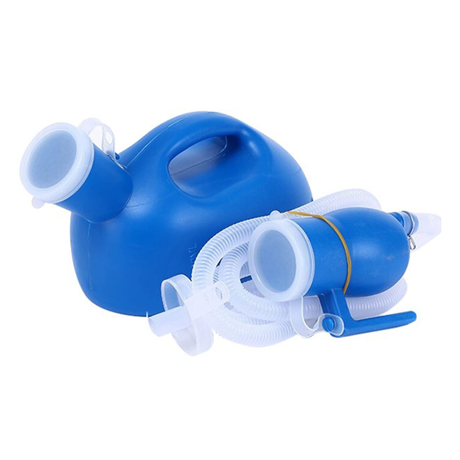 YNGJUENCP Men's 2000ML Portable Potty Pee Bottle Male Urinal Collector for Camping Car Travel Toilet Urinal (Blue)(Size:3pcs)