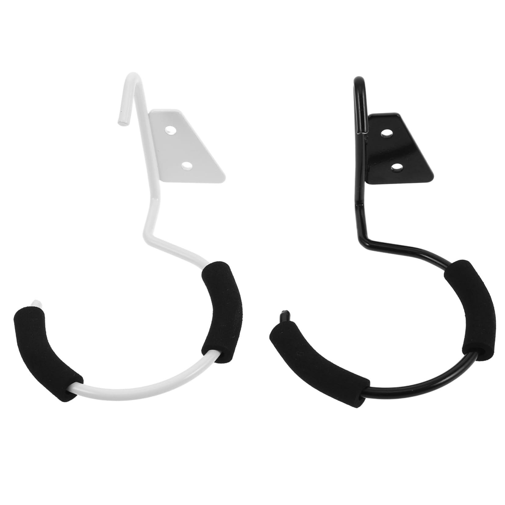 Mikinona Hair Dryer Storage Rack 2pcs Wall-mounted Hair Dryer Holder Hands- Stylish Bathroom Storage