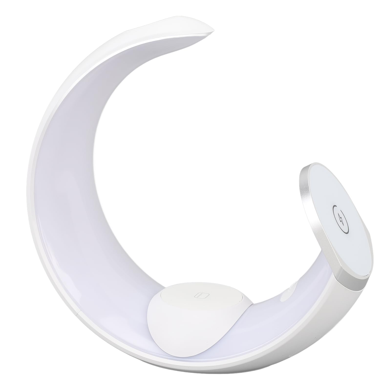 Stazione di Ricarica Wireless 3 in 1, Supporto di Ricarica Rapida da 15 W, Caricabatterie Wireless per Dispositivi Multipli con Lampada da Scrivania RGB per Camera da Letto,