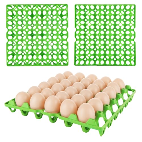 Boîtes à œufs empilables et plateaux plastiques de stockage - 3