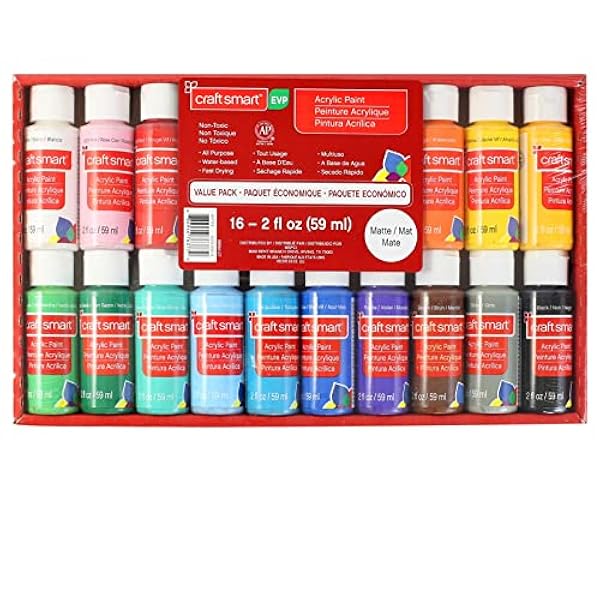 Gimsan Acrylverf Value Pack van Craft Smart, 16 stuks