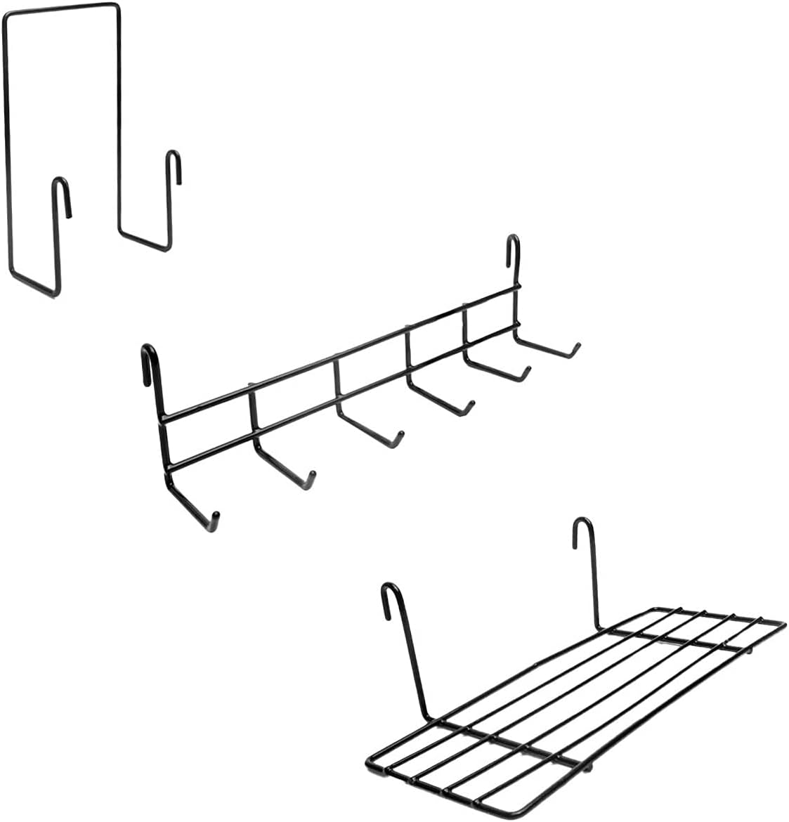 ODOXIA Ordenador de Cartas, Estante Colgante y Perchero | Accesorios para Rejilla de Pared para Panel de Rejilla para Pared de Alambre | Accesorios para Panel de Rejilla