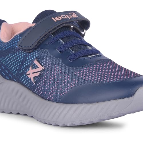 Image of Liberty Leap7x NITKID-4E Walking Shoes for Kids with EVA Sole | Mesh Upper Suitable for Jogging & Gym| Quick-Wear Velcro Closure | Stylish, Lightweight & Comfortable Footbed | Sports Footwear