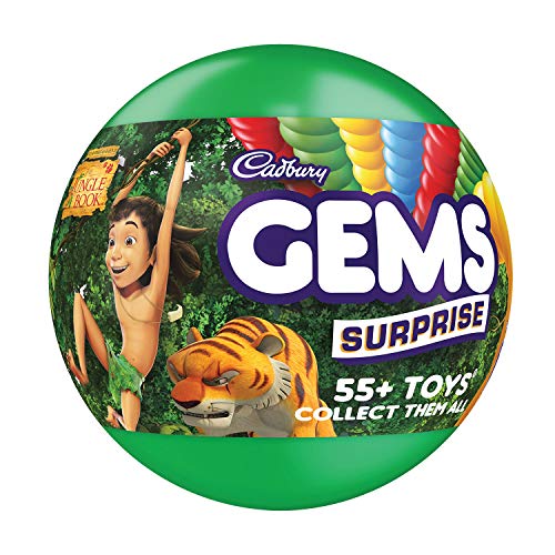 Image of Cadbury Choclairs Gold Candies Birthday Pack, 632.5 g + Cadbury Gems Surprise Chocolate Pack, 17.8 gm (Pack of 6)