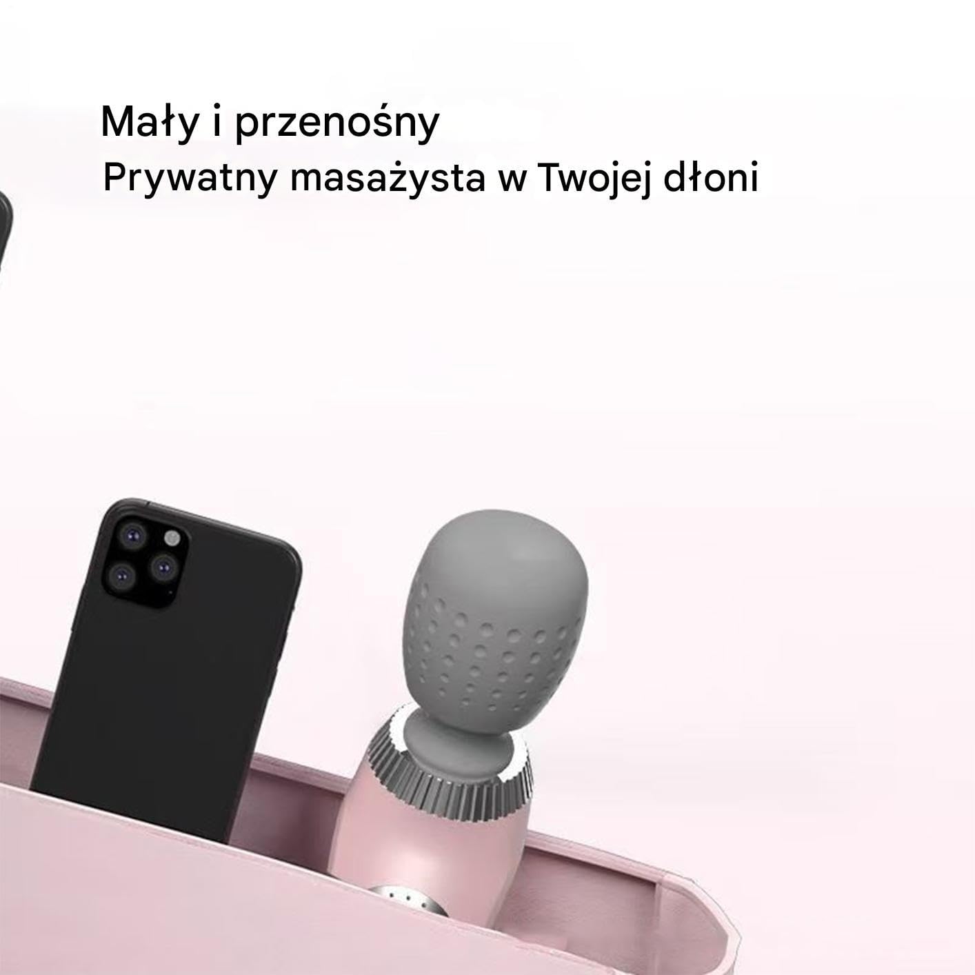 Elektryczna Wróżka Masująca dla Kobiet - Potężny Osobisty Masażer Ładowany - Urządzenie Relaksujące Mięśnie Pleców Nóg Stóp