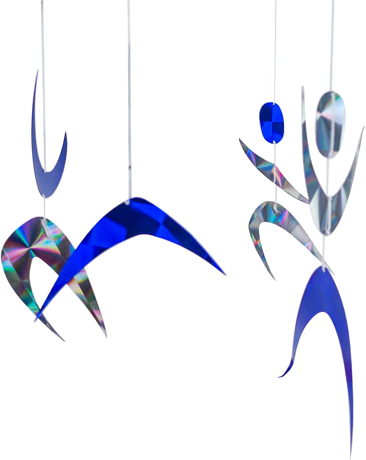 Dancers Mobile Assembled Dancers Montessori Classic Visual Mobile for Baby Reflectors and Discoloration Materials.