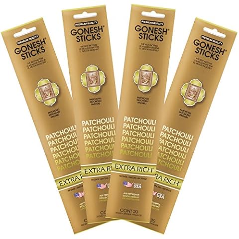Patschuli - 4er-Pack - extra Reichhaltige Räucherstäbchen Cover