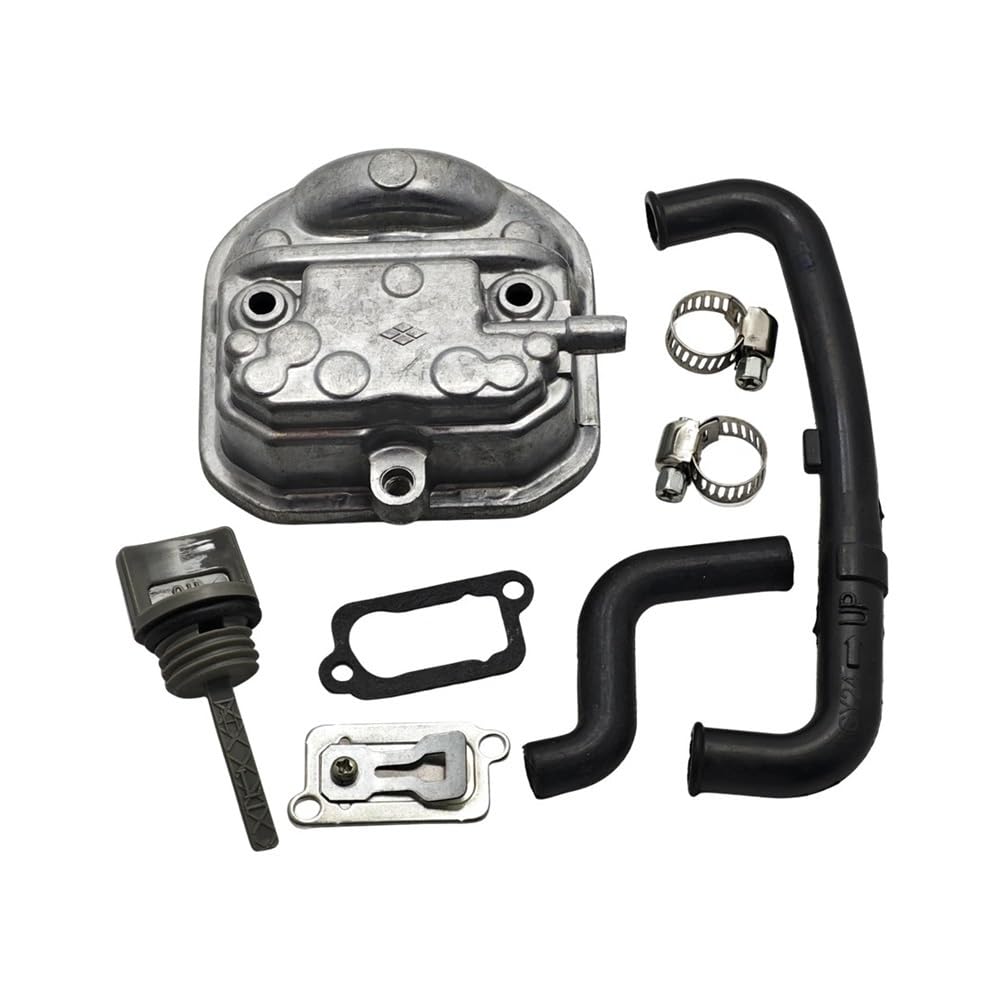 Kit de Junta de Salida de la Manguera de ventilación, Varilla de Nivel de Aceite y Tapa de Culata for Motor de cortacésped GX35 GX 35.