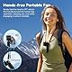 Anysun Akku Aufladbarer Handventilator, Eiskühlung USB, 3 Geschwindigkeiten, 5000mAh Batterie, LCD-Display, Tragbar Mini für Reisen, im Freien, Camping