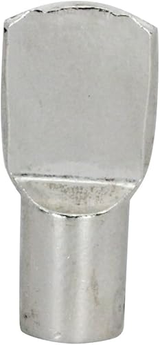 Miniatura 6 de Rok Hardware - Paquete de 1000 clavijas de soporte de gabinete en forma de cuchara de 14 de pulgada (0.250 in), metal, acabado de níquel - ROKSP14N