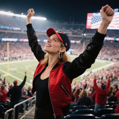 Football Earrings for Women Game Day Hoop Earrings Football Mom Accessories Enamel Red Black Football Helmet Jersey Earrings Sport Team Outfits Accessories Party Favor Gifts4