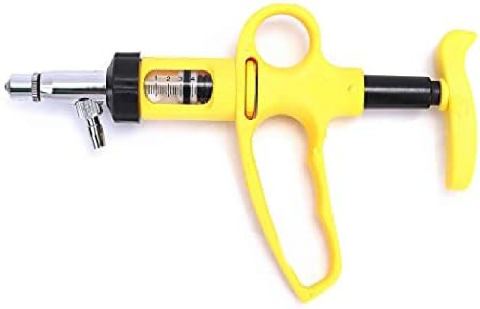 Jeringa Ajustable Y Continua, Inyector Para Ganado De 5 Ml, Pistola Inyectora Para Animales Con Inyección De Vacuna Duradera Para Cerdos, Pollos, Ovejas, Ganado, Granja,YUYANAIAI