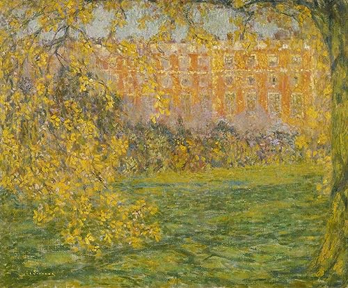 Tableau Automne Hampton Court Henri Le Sidaner Impression Art Toile 60x90cm