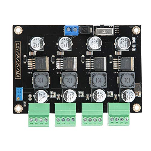 Module d'alimentation à découpage multicanal 4 sorties réglables puce LM2596