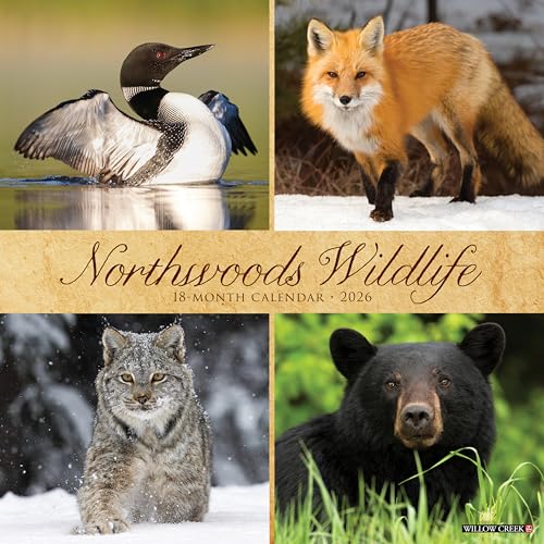 Opiniones de North Creek - 5 favoritos. 15 Northwoods Wildlife 2026 Wall Calendar