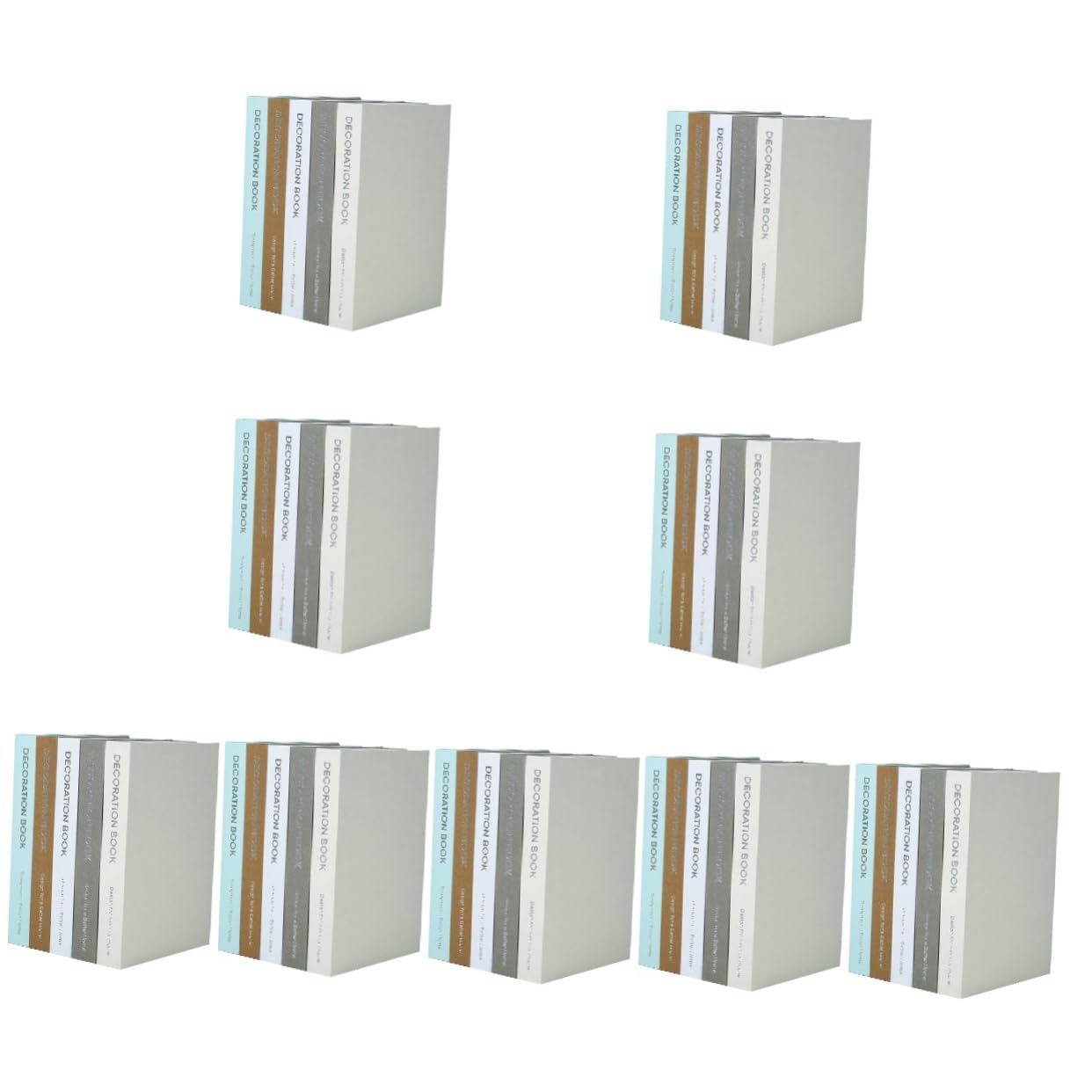 Amosfun 9pièces Décoration De Bureau Moderne Faux Accessoires Photo Créatifs Ornements De Table pour Salon Ou Bureau Couleur Aléatoire