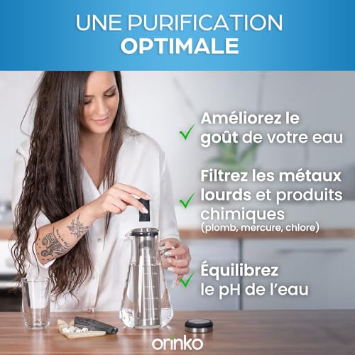 Binchotan de Kishu et Perles Céramique EM pour éliminer le goût de chlore - 5