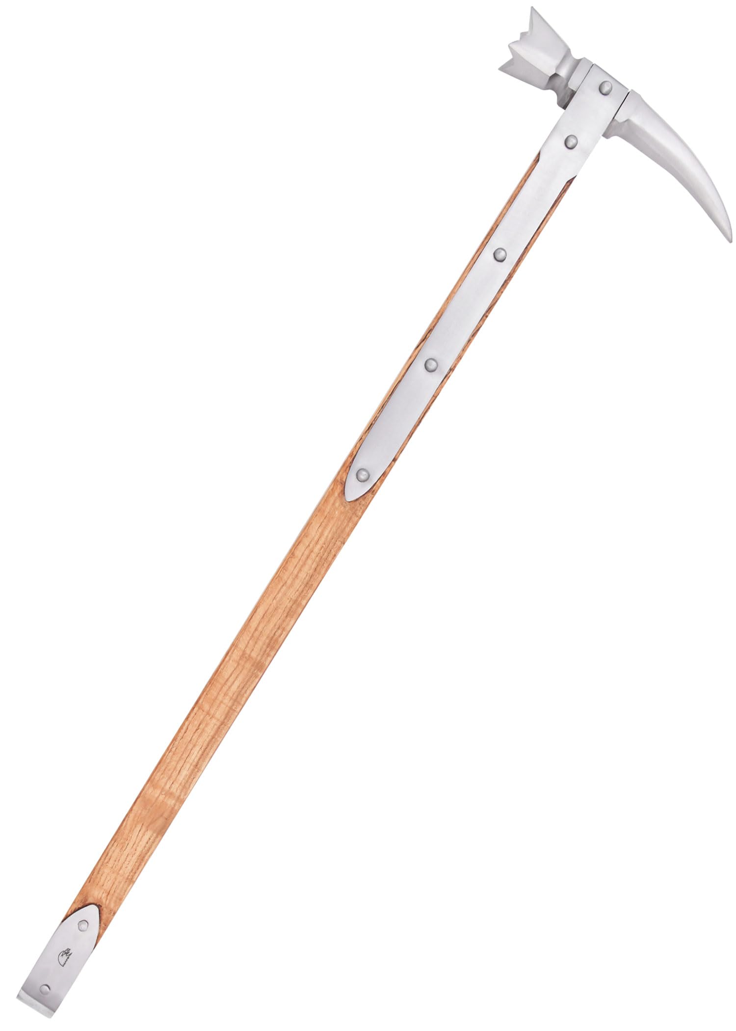 Battle-Merchant - Dekorativer Streithammer - Rabenschnabel Hammer aus legiertem Stahl - Mit Holzgriff - ab 18