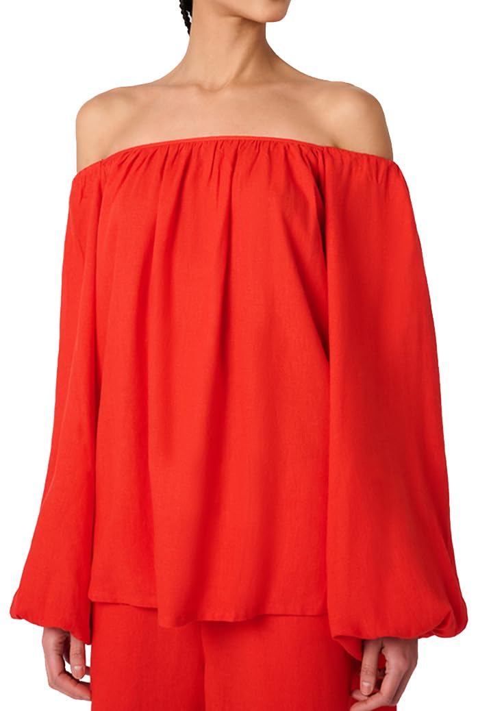 WEWOREWHAT Damen Off The Shoulder Schulterfrei