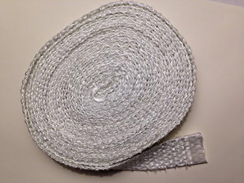 Fiberglass Boiler Tape, Non-Adhesive, 1" Wide x 1/8" Thick x 50ft. Roll
