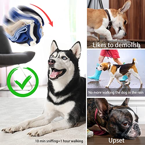 Andiker Dog Snuffle Ball - Interactive Dog Puzzle Toys for Brain Stimulation & Enrichment (Orange + Green) - Image 4
