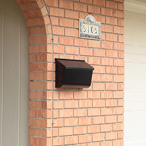image for Gibraltar Mailboxes Woodlands Medium Capacity Galvanized Steel Black, 