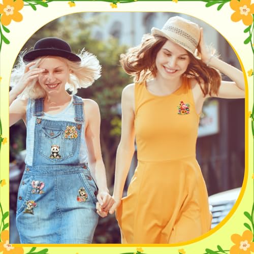 Image of Landical 30 /60 Pcs Cute Enamel Pins Bulk Plant Flower Animal Halloween Gothic Fall Pumpkin Cartoon Lapel Pin Brooches Jewelry Gift for Backpack Clothes Hats Accessories