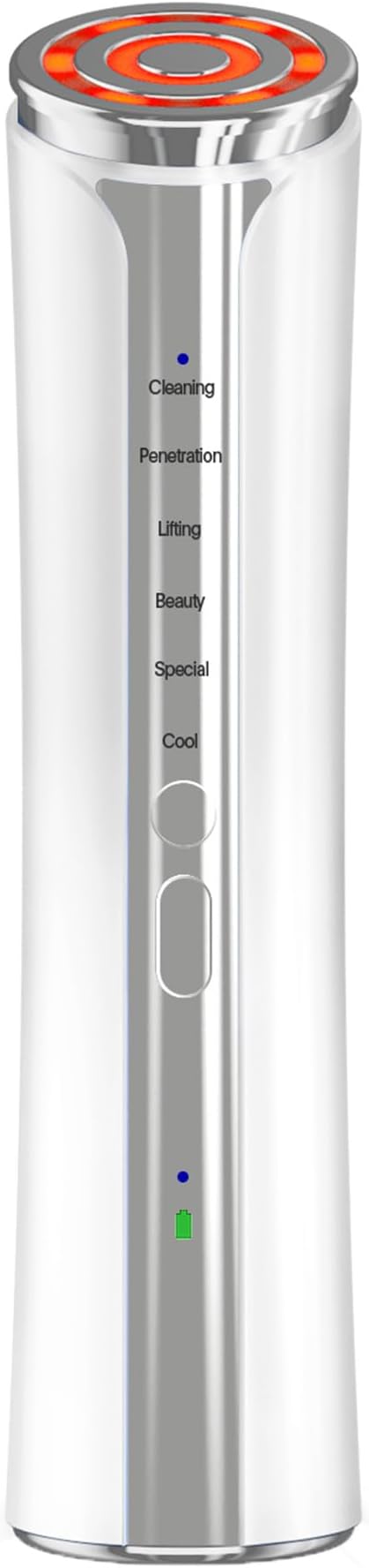 Texet Microcurrent Facial Device, Facial Massager, Home Use Skin Tightening Machine Light Therapy for Face Eye Neck Lifting 6 in 1 Skin Care Tool