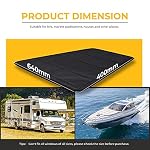 BougeRV RV Door Shade Cover, Foldable RV Sun Shade Windshield Blackout Shower Curtains Coverage RV Accessories Fits for… - Image 6